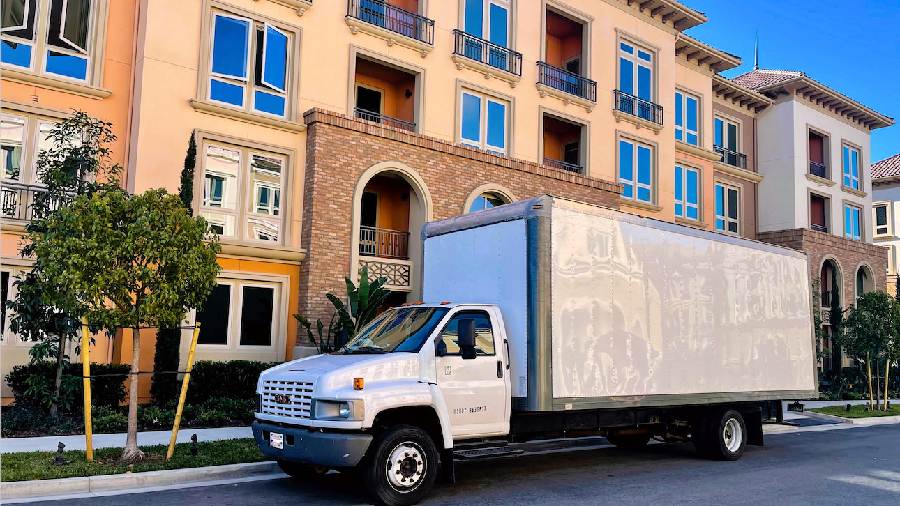 UMOC truck on the street in Orange County