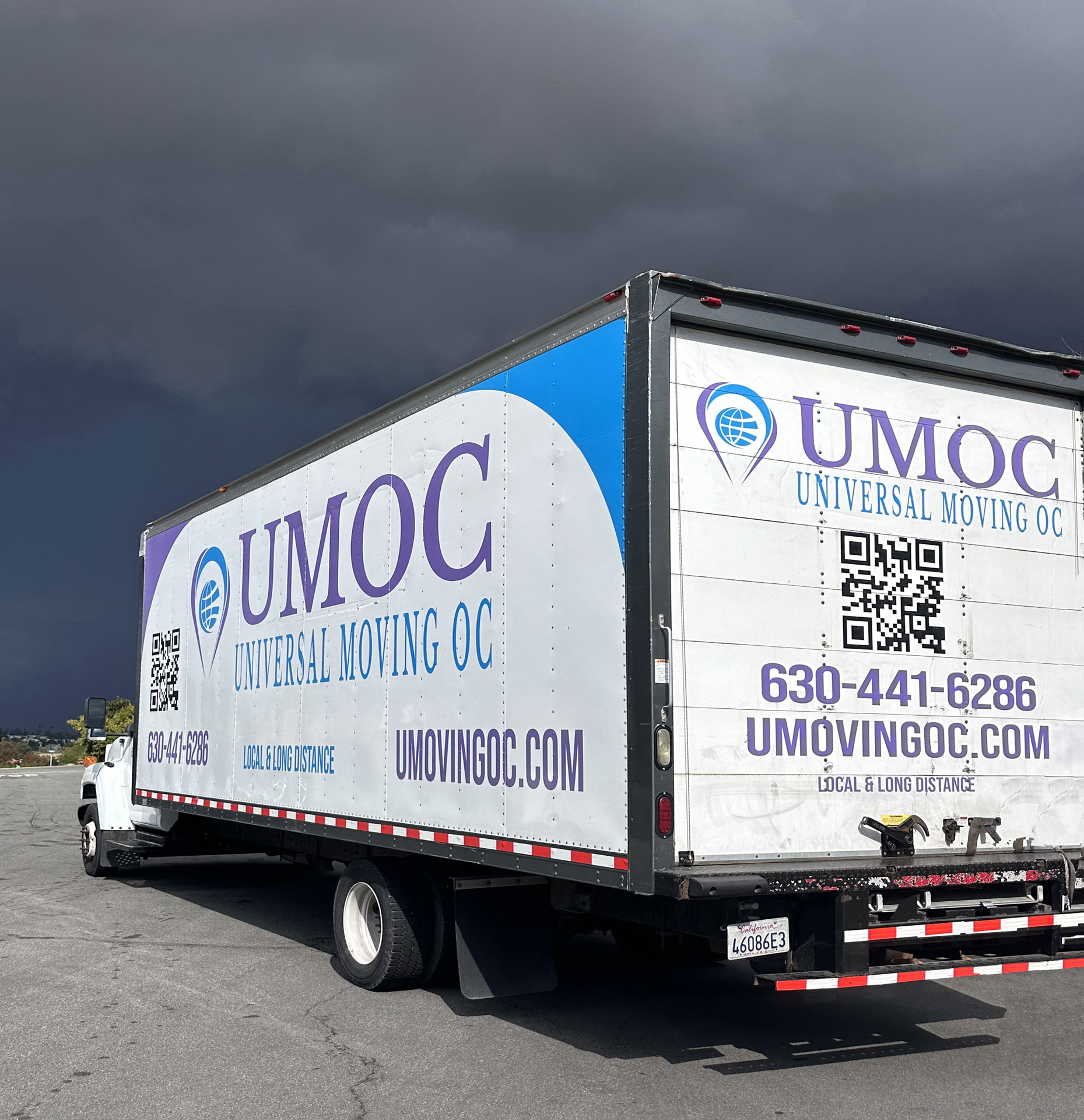 UMOC's truck is ready for expedited relocation